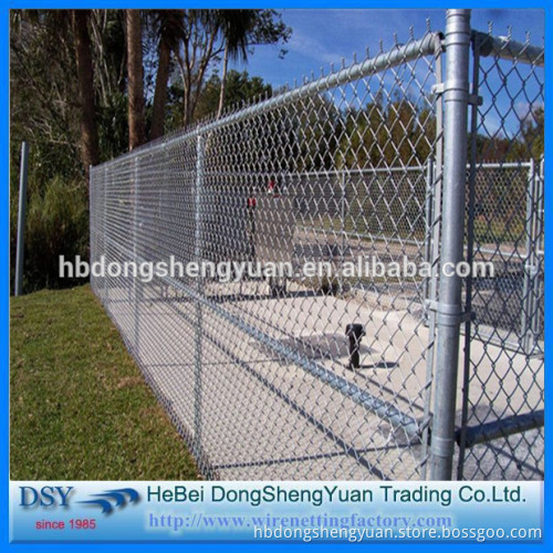 Trade assurance garden use pvc coated galvanized green vinyl coated chain link fence